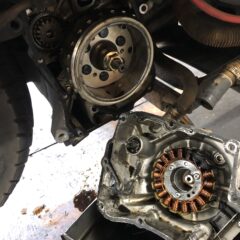 SYM　125EFIジェネレータ交換修理依頼